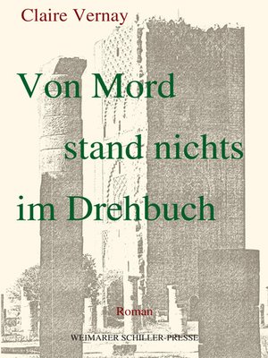 cover image of Von Mord stand nichts im Drehbuch